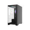 CiT Range Black MATX Gaming PC Case - Black