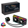 CiT Pro Glacier 240mm Black ARGB Infinity 4-Pin PWM AIO Temperature Display Liquid Cooler