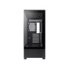 GameMax Vista Black ATX Gaming PC Case with 3x Infinity ARGB Fans - Black