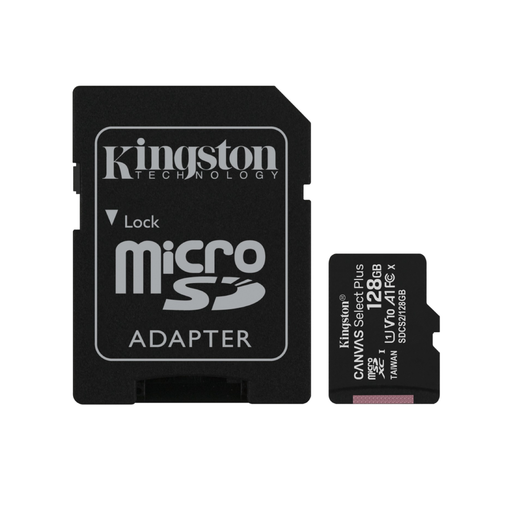 Kingston Technology Canvas Select Plus Memory Card 128 GB MicroSDXC Class 10