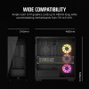 Corsair 3500X ARGB Mid-Tower PC Case supporting up to 10x 120mm fans.