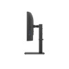 LG 34BA75QE-B 34" Ultra Wide WQHD IPS Curved Height Adjustable Built-in Speakers USB-C Monitor Black