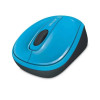 Microsoft Wireless Mobile 3500 Mouse - Cyan Blue