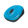 Microsoft Wireless Mobile 3500 Mouse - Cyan Blue