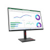 Close-up of Lenovo ThinkVision T32h-30 showcasing the slim profile and adjustable stand
