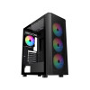 CiT Air Max Airflow ATX RGB Gaming PC Case with tempered glass
