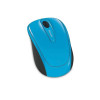 Microsoft Wireless Mobile 3500 Mouse - Cyan Blue