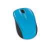 Microsoft Wireless Mobile 3500 Mouse - Cyan Blue