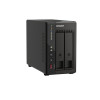 QNAP TS-253E-8G 2-Bay Desktop NAS + 2 x 4TB IronWolf Pro Hard Drives