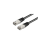 MicroConnect 7.5-Meter Cat5e Ethernet Network Cable Black