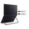 Acer PD193QE Dual 18.5" FHD Portable IPS Monitor USB-C & HDMI 315 degree foldable