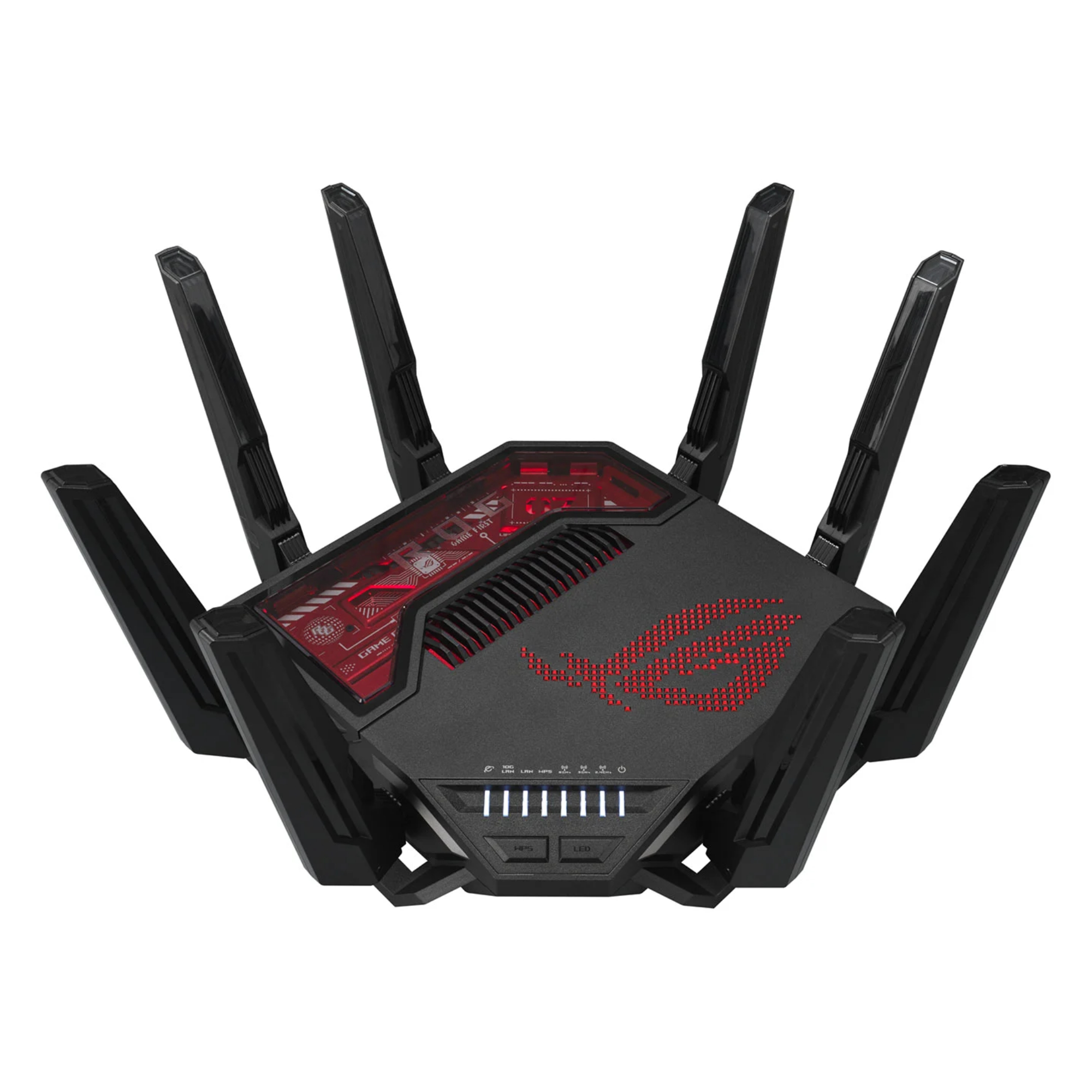 Asus Size 7 Black Rog Rapture Be19000 Tri-Band Wi-Fi 20 Gigabit Ethernet Gaming Router