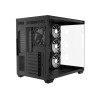CiT Vision ATX RGB Tempered Glass Mid Tower Gaming PC Case - Black
