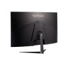 Close-up of ViewSonic VX3219-PC-MHD displaying sleek curved design
