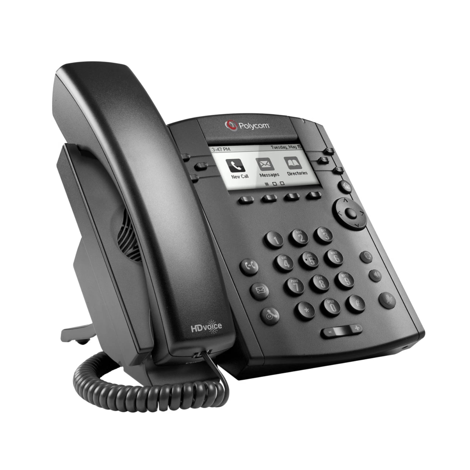 Poly VVX 301 6-line Desktop IP Phone HD Voice 20 POE Without Power Supply - EOL