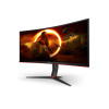 AOC G2 CU34XP/BK 34" Curved UltraWide Quad HD 180Hz 1ms Height Adjustable Gaming Monitor