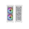 CoolerMaster HAF 500 White ARGB Mid Tower Tempered Glass PC Case