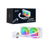 CiT Pro Glacier 240mm White ARGB Infinity 4-Pin PWM AIO Liquid Cooler
