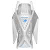 ASUS ROG Hyperion GR701 E-ATX dual radiator support four 140 mm fans metal GPU holder component storage ARGB fan hub 60W fast charging White computer case