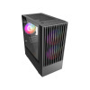 CiT Slammer Gaming microATX PC Case - Black