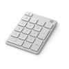 Microsoft Wireless Bluetooth Number Pad for Numeric Input - White colour