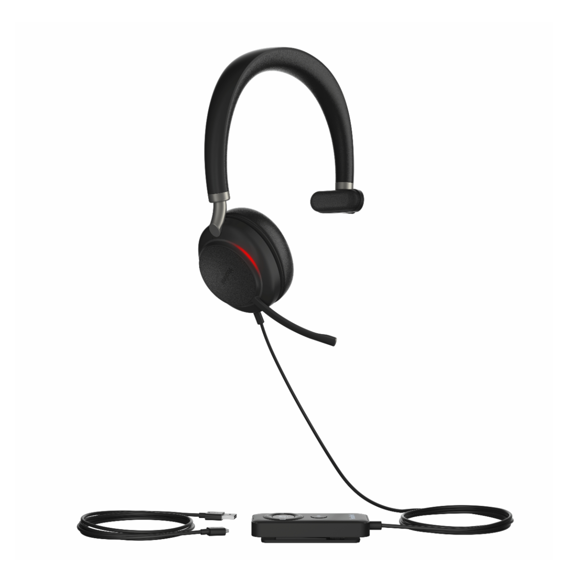 Yealink Black Uh38 Mono Teams-W/O Bat Premium Stereo Wired Usb And Bluetooth Headset