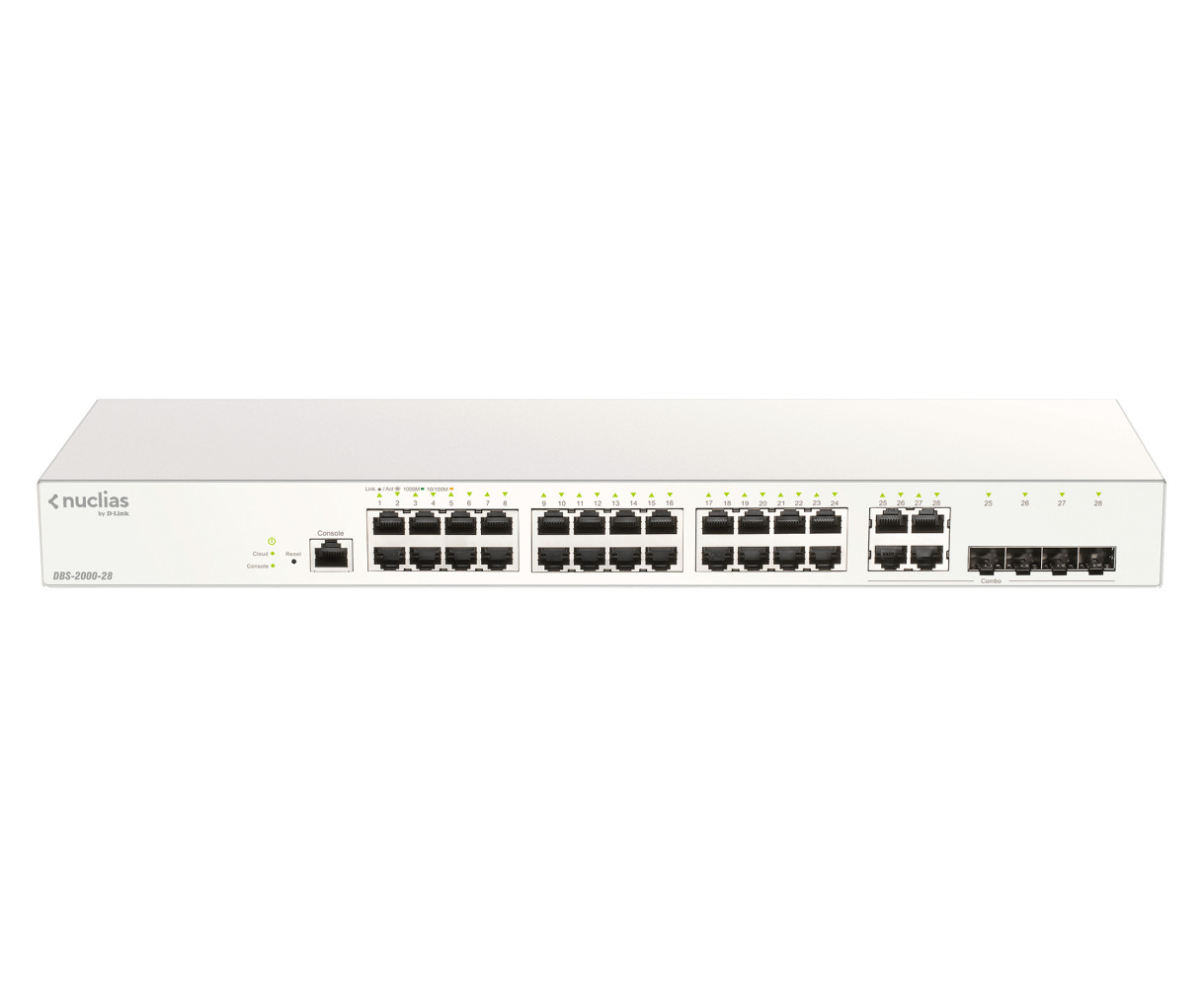 D-Link DBS-2000-28 Managed Network Switch with 28 ports
