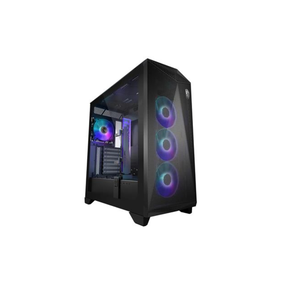 MSI MPG GUNGNIR 300R Airflow Mid Tower Tempered Glass ATX Gaming PC Case - Black