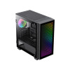 GameMax Abyss Mini ARGB Gaming PC Case - Black