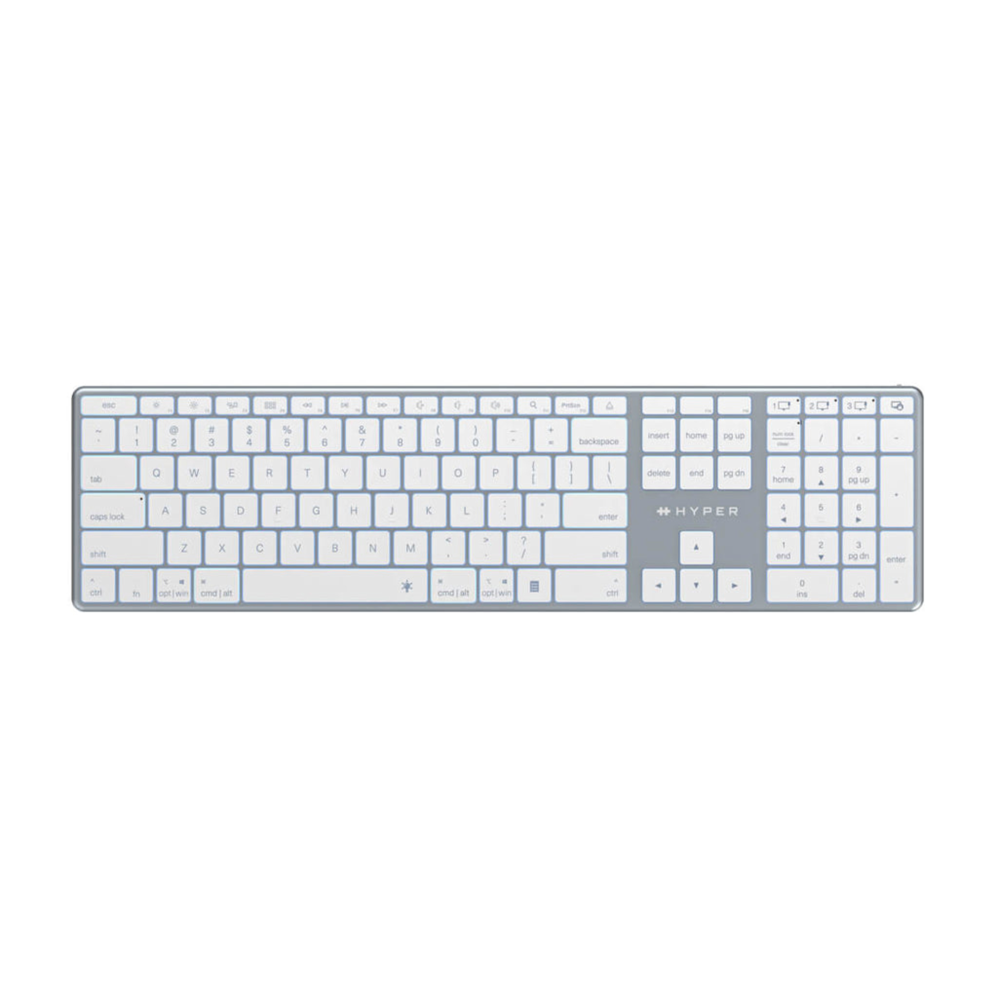 Hyper Space Grey Hyperspace Full-Size Wireless Keyboard