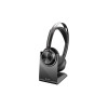 POLY Voyager Focus 2 Wireless USB-C Stereo Headset - Black
