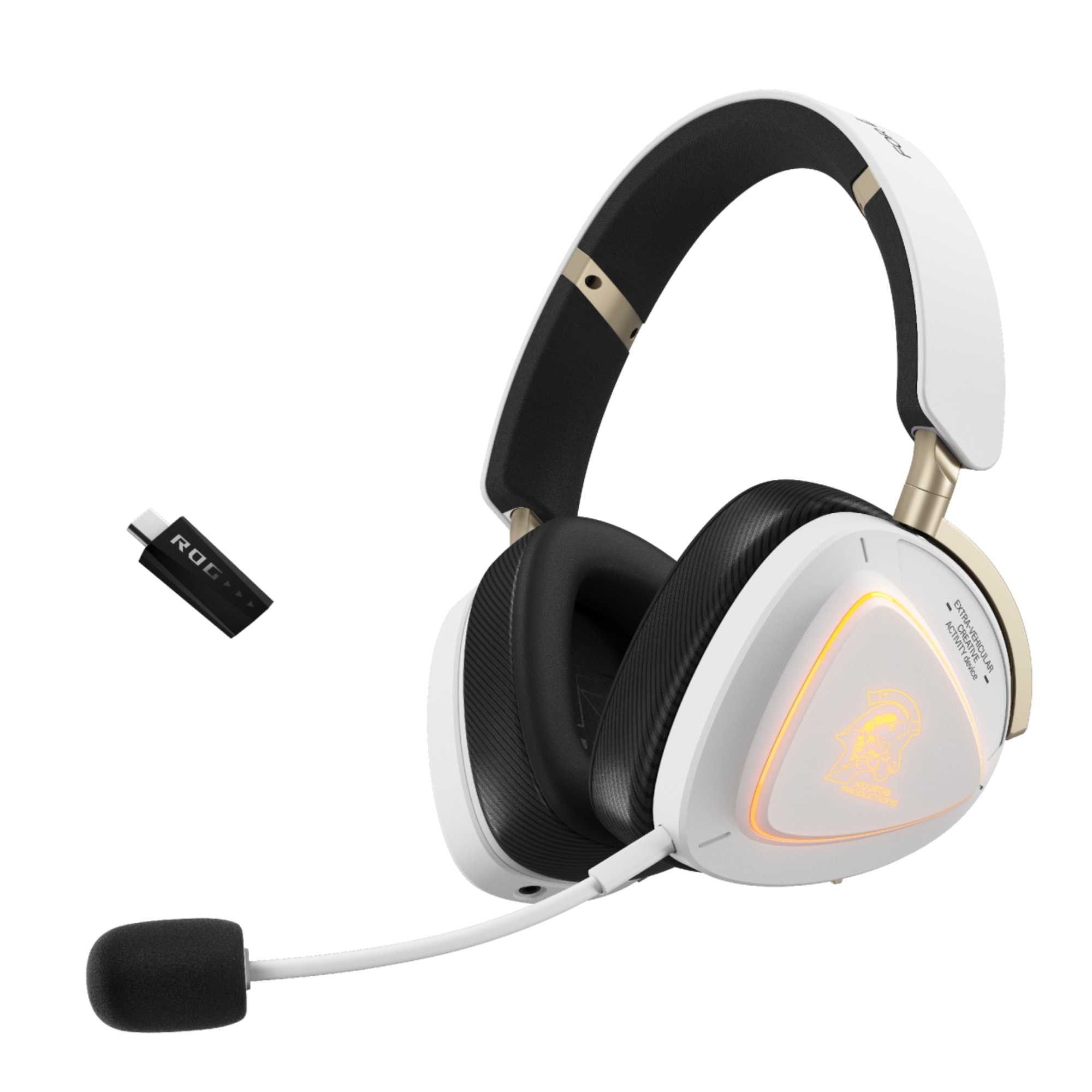 Asus Large White Rog Delta Ii Kjp Wireless Gaming Headset