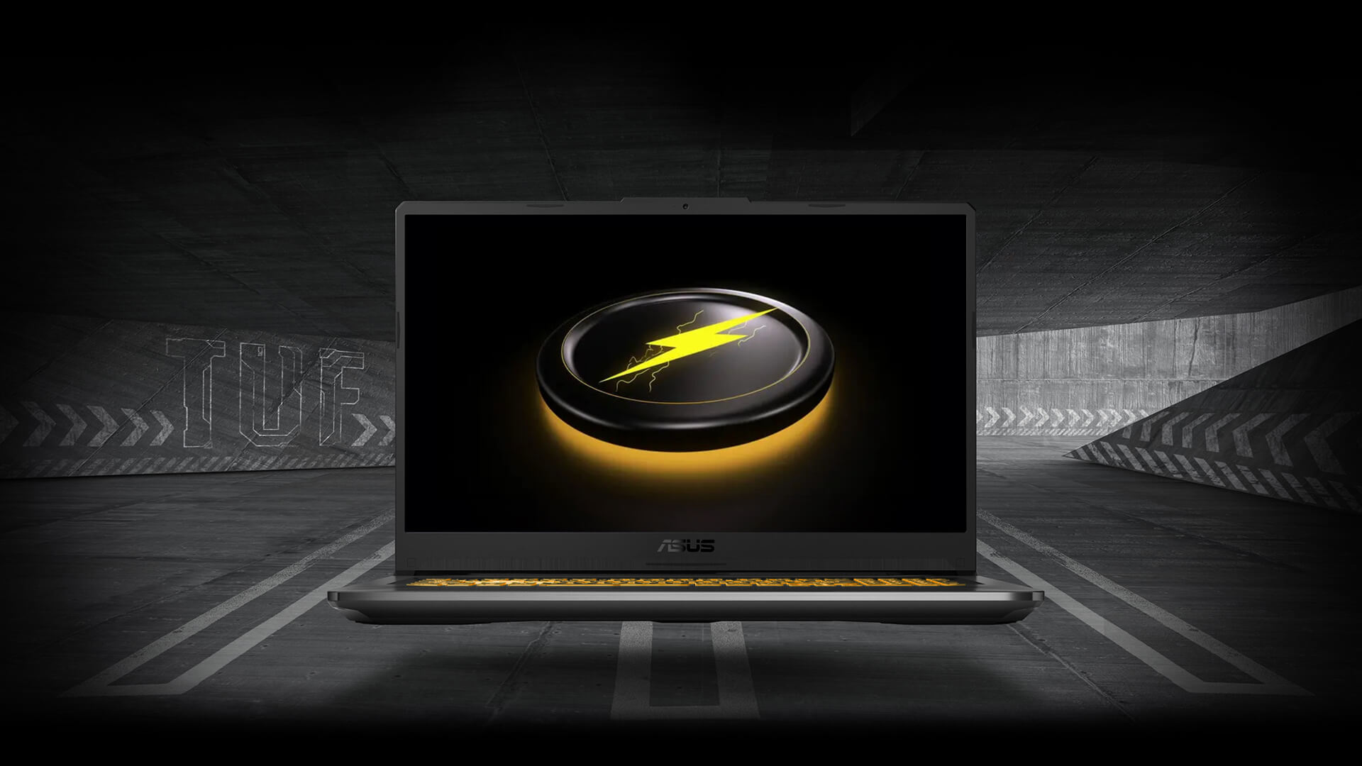  battery icon with a fast-charging lightning bolt overlay on the laptop screen