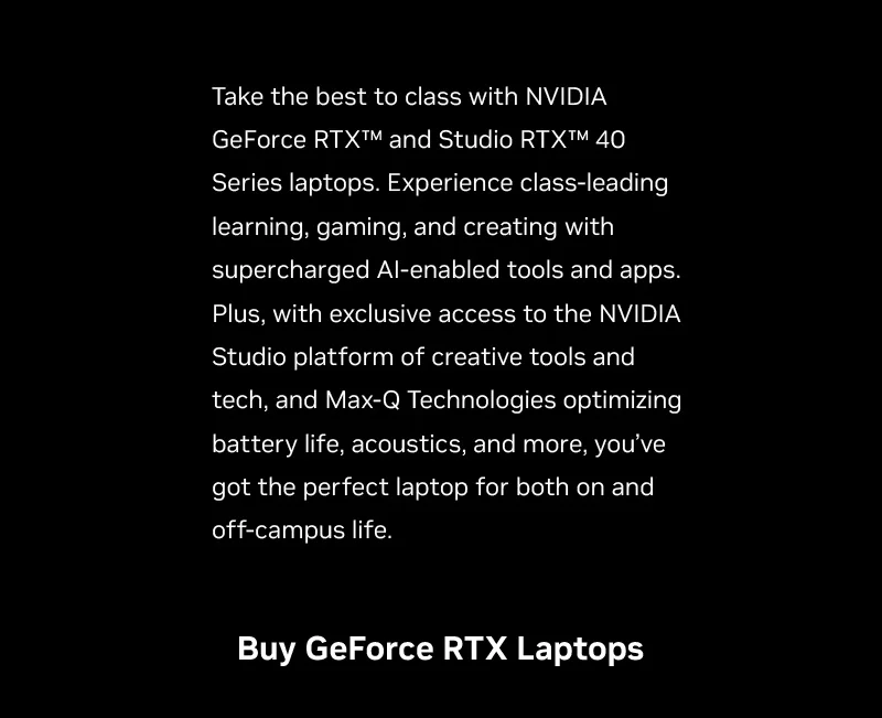 Nvidia Back to School